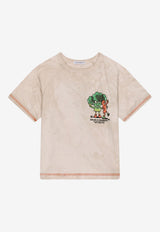 Dolce 
Gabbana Kids Boys Graphic Print T-shirt L4JTGH G7I1Y S9000 Multicolor