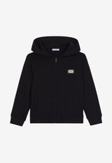 Dolce 
Gabbana Kids Boys Zip-Up Hoodie L4JW2V G7I2P B3681 Navy