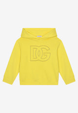 Dolce 
Gabbana Kids Boys DG Logo Hoodie L4JWFJ G7H3A A0177 Yellow