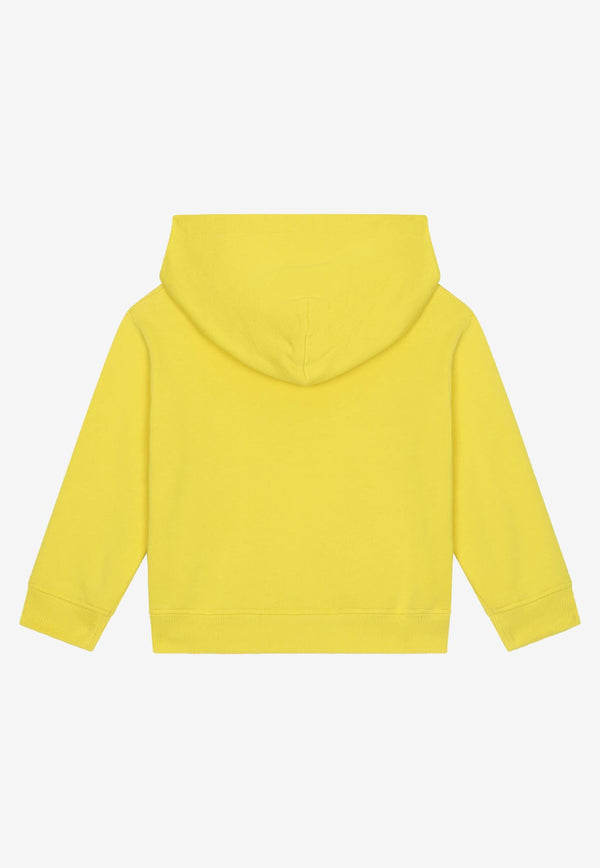 Dolce 
Gabbana Kids Boys DG Logo Hoodie L4JWFJ G7H3A A0177 Yellow