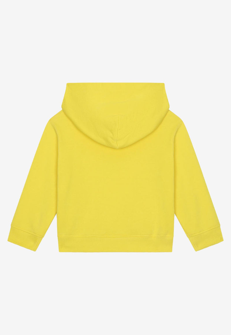 Dolce 
Gabbana Kids Boys DG Logo Hoodie L4JWFJ G7H3A A0177 Yellow