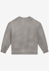 Dolce 
Gabbana Kids Boys DG Laurent Print Sweatshirt Gray L4JWGV G7H3U S8291