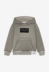 Dolce 
Gabbana Kids Boys DG Logo Hoodie L4JWHP G7I9B S9000 Gray