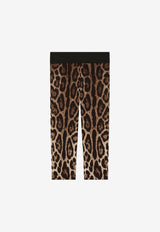 Dolce 
Gabbana Kids Girls Leopard Print Leggings L51P51 G7I2M HA93M Multicolor