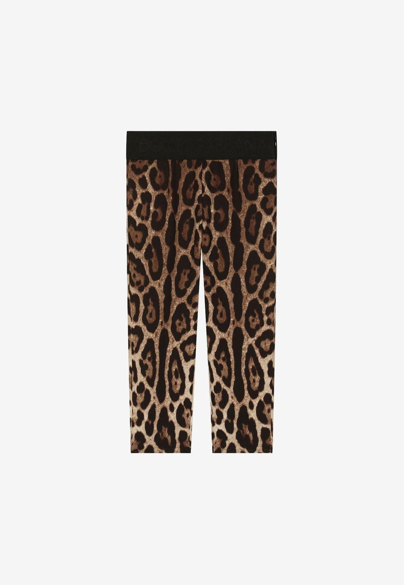 Dolce 
Gabbana Kids Girls Leopard Print Leggings L51P51 G7I2M HA93M Multicolor