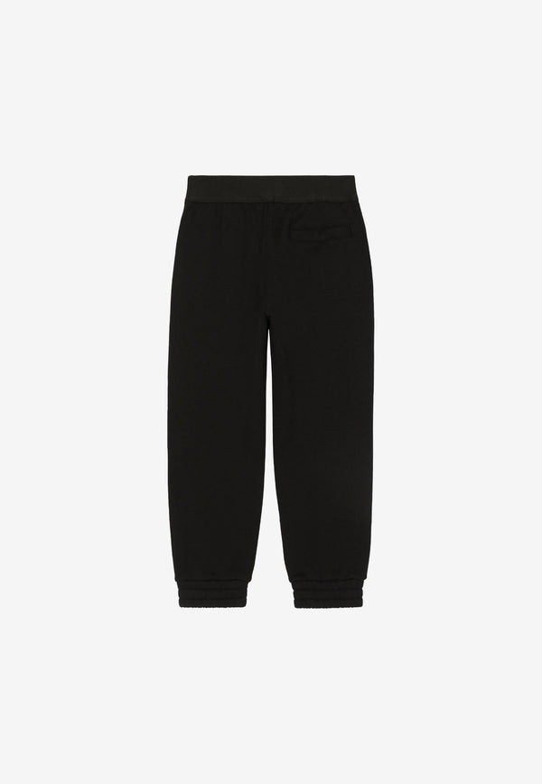 Dolce 
Gabbana Kids Girls Logo Track Pants Black L5JP9G G7E3Z N0000