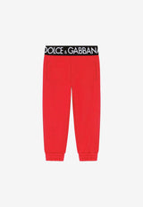 Dolce 
Gabbana Kids Girls Branded Waist Track Pants Red L5JP9G G7E3Z R0156