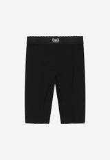 Dolce 
Gabbana Kids Girls DG Logo Cycling Shorts Black L5JQ86 G7JL7 N0000