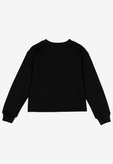 Dolce 
Gabbana Kids Boys DG Crewneck Sweatshirt Black L5JW8H G7H7Z N0000