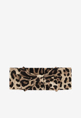 Dolce 
Gabbana Kids Girls Leopard-Print Headband Brown LNJAD2 HS7K7 HX93M