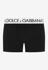 Dolce 
Gabbana Logo Waistband Boxers Black M4B98J OUAIG N0000