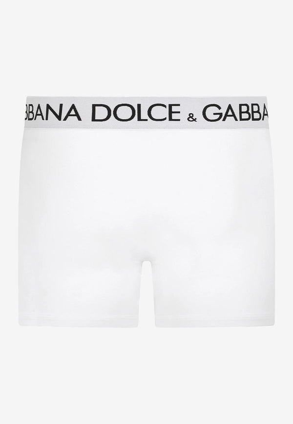 Dolce 
Gabbana Logo Waistband Boxers White M4B98J OUAIG W0800