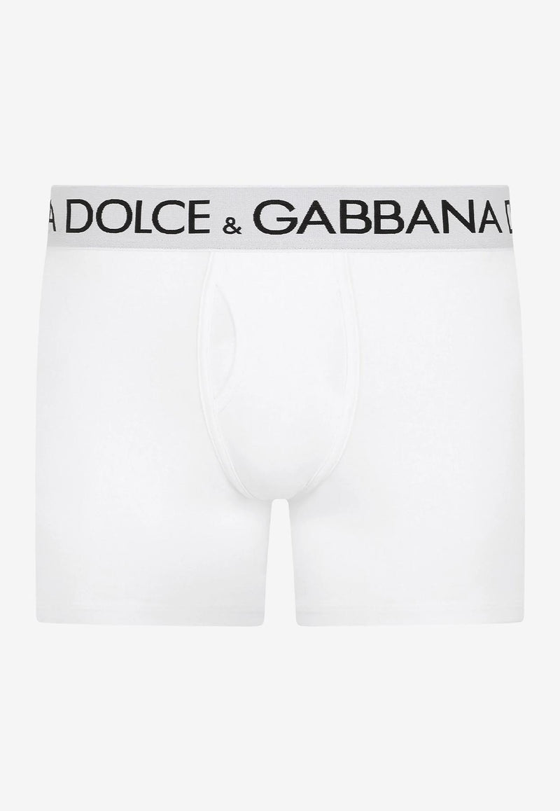 Dolce 
Gabbana Logo Waistband Boxers White M4B98J OUAIG W0800