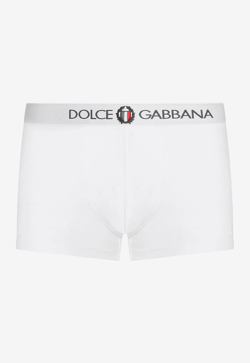 Dolce 
Gabbana Logo Waistband Boxers White M4C03J FUECG W0800