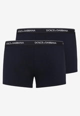 Dolce 
Gabbana Logo Waistband Boxers - Set of 2 Navy M9C07J FUGIW B9680