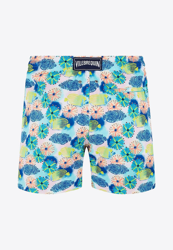 Vilebrequin Mahina Printed Swim Shorts MAHH2J34-10 Multicolor