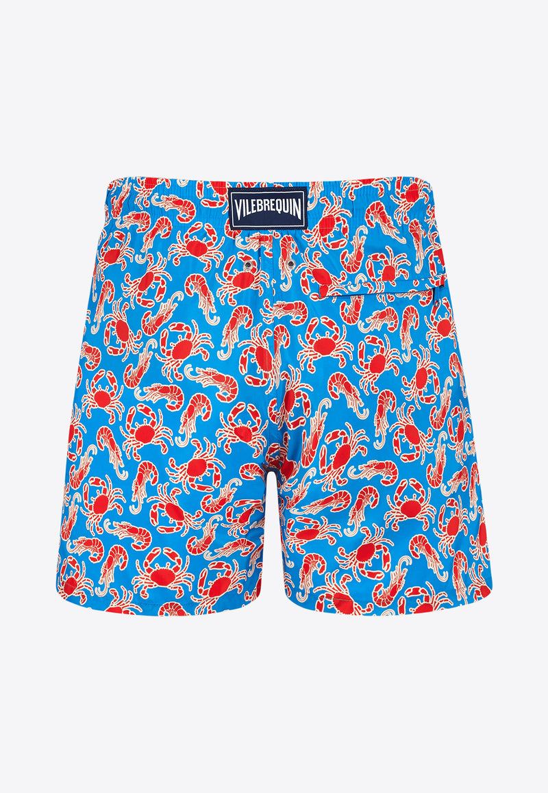 Vilebrequin Mahina Packable Crabs 
Shrimps Swim Shorts MAHU3J53-367 Multicolor