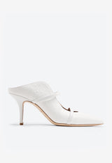 Malone Souliers Maureen 70 Leather Mules MAUREEN 70-342 WHITE/WHITE