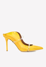 Maureen 85 Holographic Leather Mules Malone Souliers Yellow MAUREEN 85-91 YELLOW HOLOGRAPH/CLR