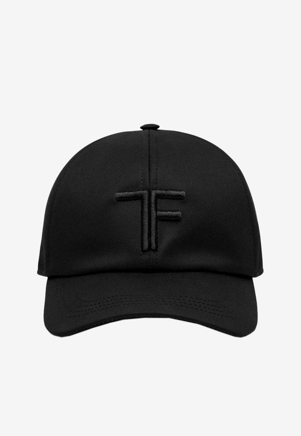 Tom Ford TF Embroidered Cap MH003-TCN036G 1N001 Black