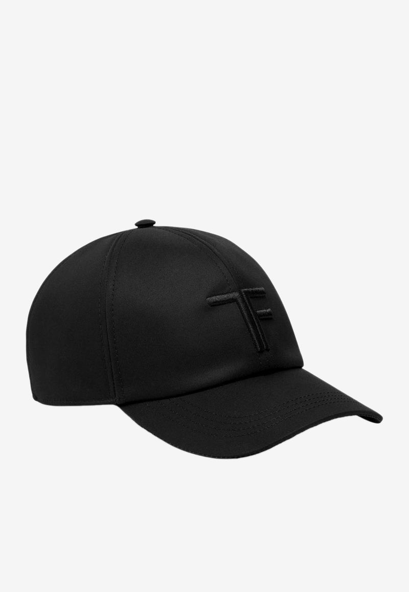 Tom Ford TF Embroidered Cap MH003-TCN036G 1N001 Black