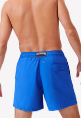 Vilebrequin Moorea Nylon Swim Shorts Sea blue MOOC1A00-314