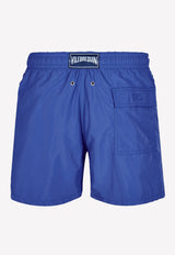 Vilebrequin Moorea Nylon Swim Shorts Sea blue MOOC1A00-314