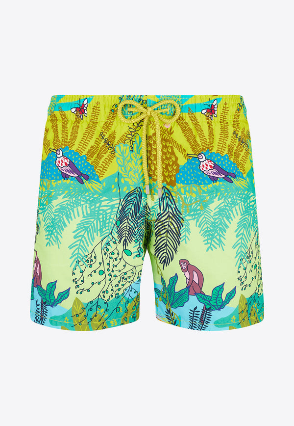 Vilebrequin Moorea Jungle Rousseau Swim Shorts MOOC3B03-414 Multicolor