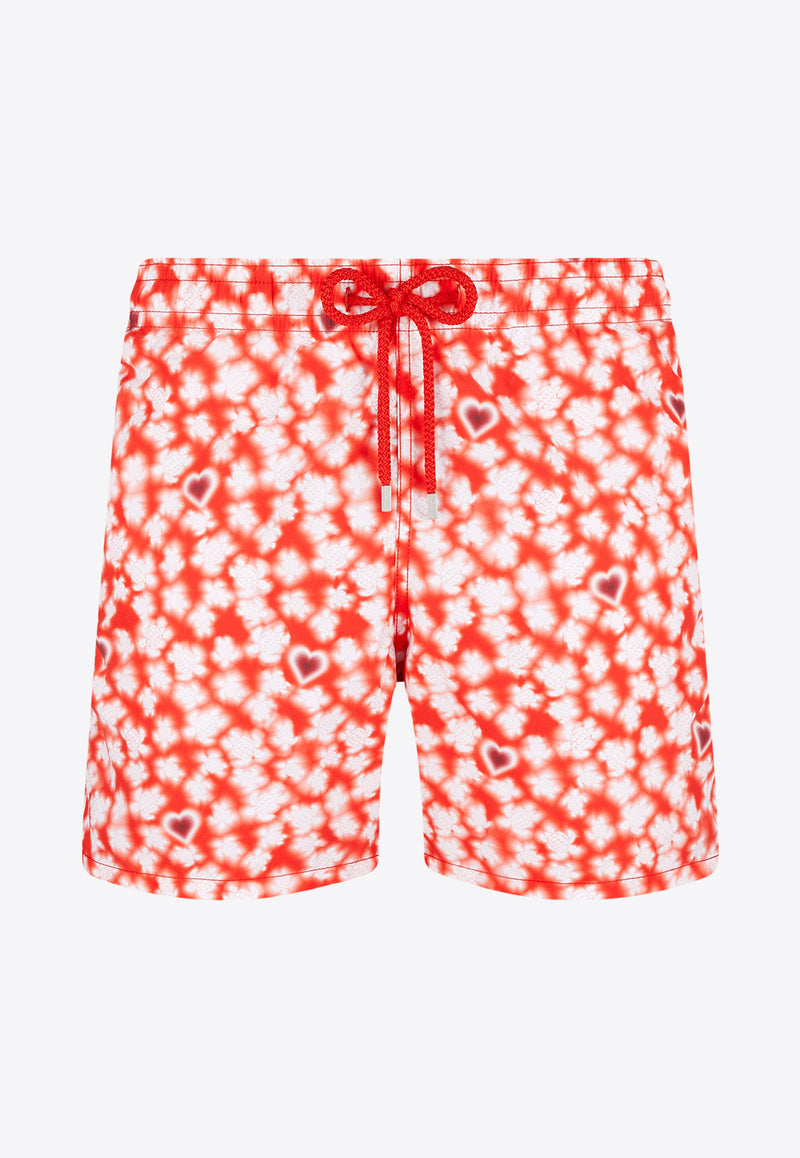 Vilebrequin Moorea Attrape Coeur Swim Shorts MOOC3B14-201 Red