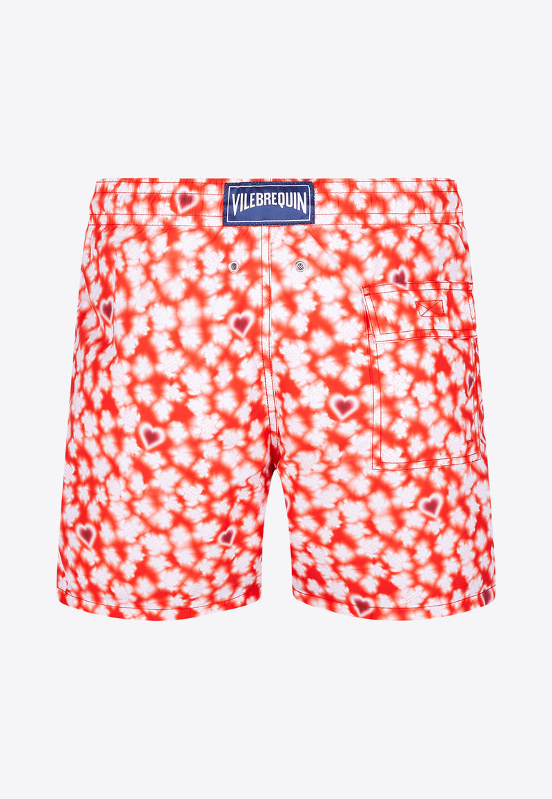 Vilebrequin Moorea Attrape Coeur Swim Shorts MOOC3B14-201 Red