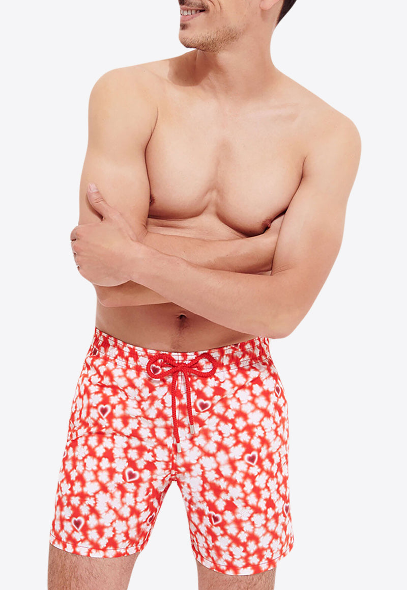 Vilebrequin Moorea Attrape Coeur Swim Shorts MOOC3B14-201 Red