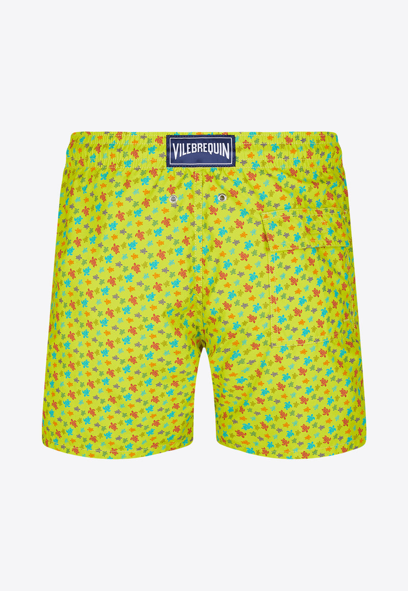 Vilebrequin Moorea Micro Tortues Rainbow Swim Shorts MOOC3B39-414 Multicolor