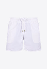 Vilebrequin White Moorea Nylon Swim Shorts MOOP701P-010