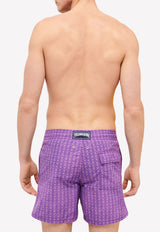 Vilebrequin Valentine
s Day Swim Shorts Purple MOOU2B14-852