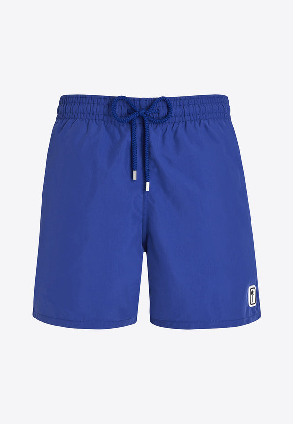 Vilebrequin X Palm Angels Moorea Swim Shorts MOOZ2B66-352 Blue