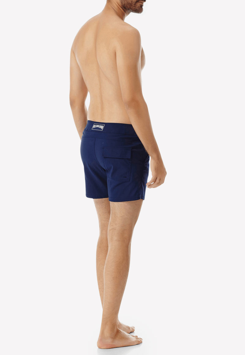 Vilebrequin Merise Nylon Swim Shorts Blue MSEP713P-390