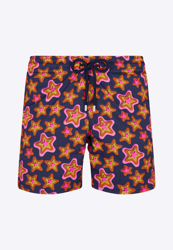 Vilebrequin Moorise Stars Gift Swim Shorts MSOC3F24-390 Multicolor