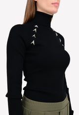 Rb labellahed Rib Turtleneck wweater