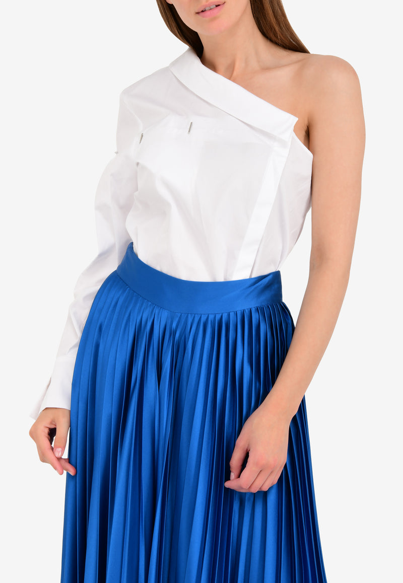 One-Shoulder Asymmetric Shirt