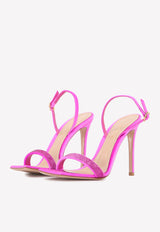 Gianvito Rossi Britney 100 Leather Sandals G3219415RIC-CLL-BLUM Fuchsia