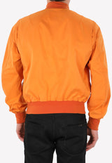 Ten C Flight Zip-Up Bomber Jacket 22CTCUC04064-A06105-434 Orange