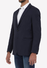 Tonello Single-Breasted Wool Blazer Navy 06G459Y-3215W-600