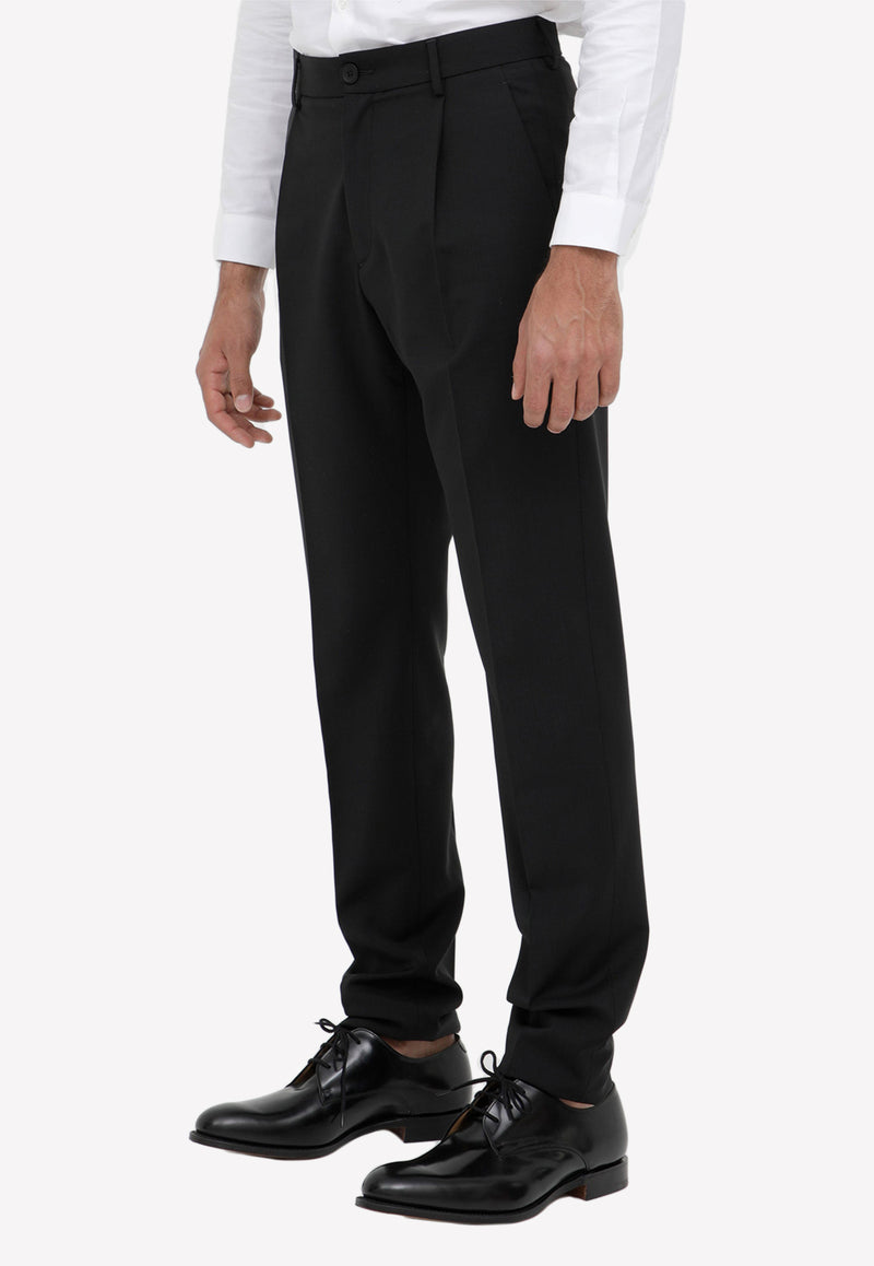 Tonello Tailored Wool Pants Black 01P0930-3209U-990