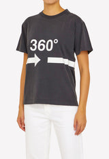 Balenciaga 360° Short-Sleeved T-shirt Black 713879-TNVD5-1070