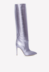 Paris Texas Lilac 150 Knee-High Leather Boots 42590788190389 PX501-XLTM3-VIOLET