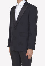 Burberry Oak Leaf Crest Blazer Black 8063768--149937