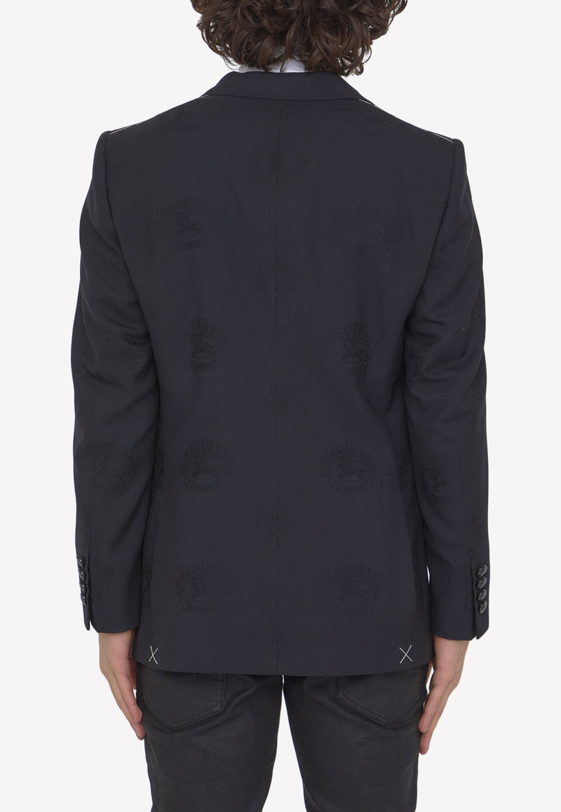 Burberry Oak Leaf Crest Blazer Black 8063768--149937