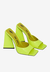 The Attico Devon 115 Mules in Faux Leather Yellow 231WS000-E056-153