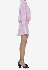 The Attico Silvye Mini Shirt Dress Pink 231WCA93-V053-432