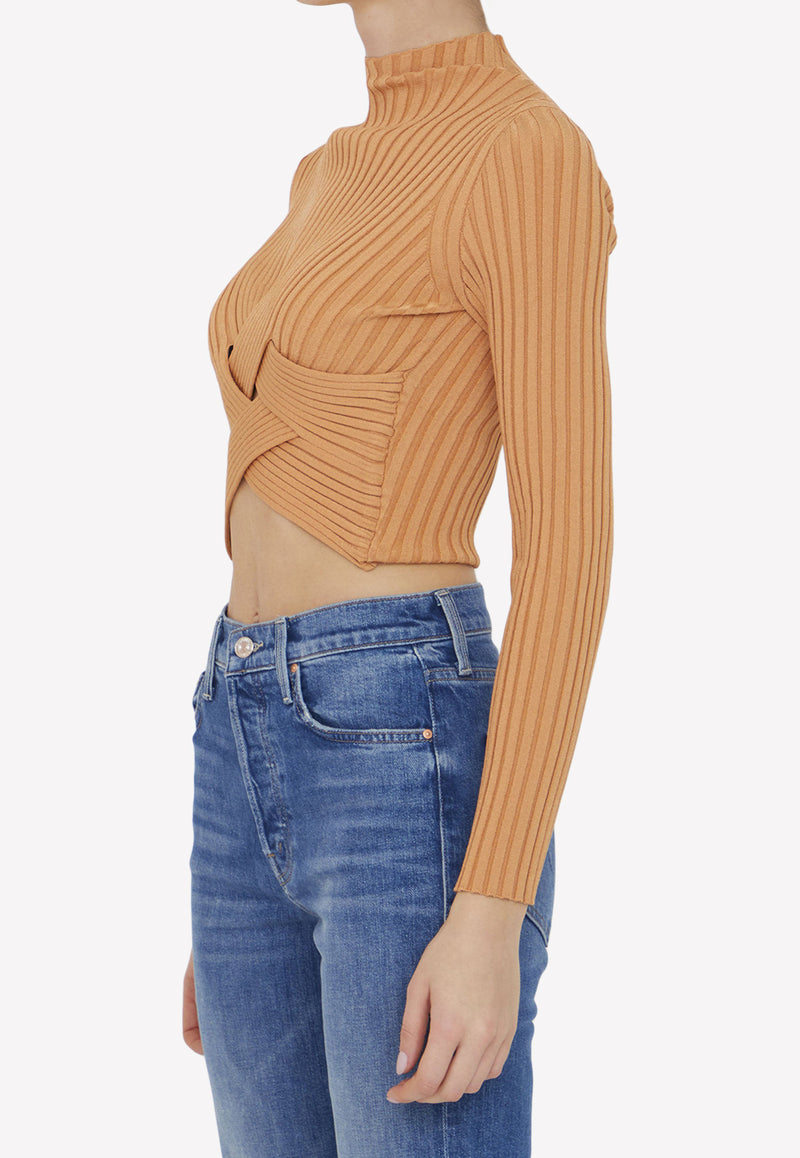 Stella McCartney Long-Sleeved Cropped Top 42566205046965 6K0259-3S2375-2545